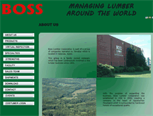 Tablet Screenshot of bosslumber.com